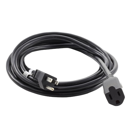 Ac Works SJTW Extension Cord, 14 AWG, Indoor/Outdoor, 14/3, 1 Outlets, 5-15R, Black, PVC, 5-15P, 20 ft S515PR-240QL